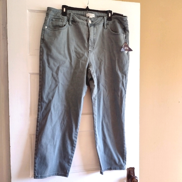 Ava & Viv Denim - NWT Green Pants